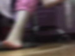 @tici_feet IG tici feet ticii_feet dangling transparent jellyflat (preview) full video for sale