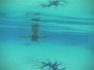 Underwater Mermaid. Amazing underwater show. Bikini underwater