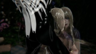 Spider Venom vs Supergirl (Titfuck, Missionary, BJ, Whipping)