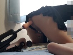 女装アナニー エッチなバレリーナのメスイキ/// (貞操帯+ピストンマシン) - Screenshot 9 of 16 - Sissygasm