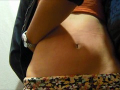 lashes on my belly my sagging belly moves sexy my stomach is excited by the movements of my skin