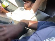 Preview 5 of DL 10inch guy gets head in the car