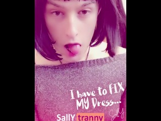 [SEXY TRANNY] __ドレスを直す必要があります...
