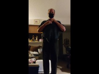 Strip tease, anal dildo and masturbation