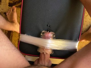 Amateur Guy Moaning Non StopWhile Fucking Fleshlight Until Cum - 4K