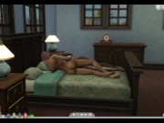 Preview 3 of (SIMS 4) Some Girl On Girl Action Before Roommate Interrupts