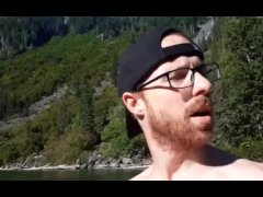 Showing my Johnson at Johnson Lake #CumSwallow #Nudist