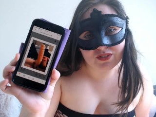 Small Dick Loser in Chastity Shrinks his own Cock! mean Ass Domme Humilates his Caged Pathetic Dick