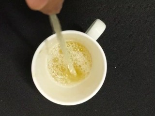 Filling up a Cup with Piss