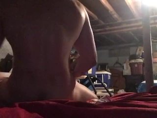 Craving cock using 9” dildo