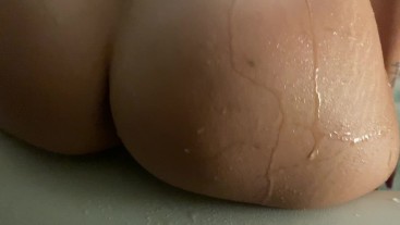 Watch my Perfect Ass fucking a big cock in my Private SPA!!Cum on my ass!