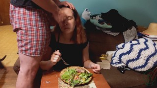 Custom Commission Ignored Facial While Eating