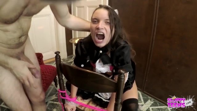 Watch Bondage Video:Anita Bellini Part 5 - Bondage on chair, ANAL sex and DEEP THROATED