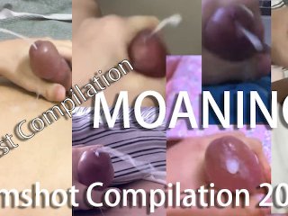 moaning compilation, handjob, cum compilation, compilation