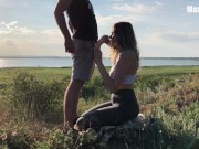 Preview 5 of Fucked a fit girl right during training outdoors