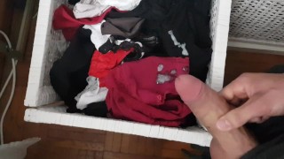 Cum In Her Room's Panties Drawer