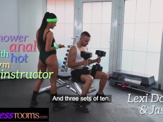 Fitness Rooms Hot Czech Gym instructor Lexi Dona gets anal fuck in shower screenshot number 0