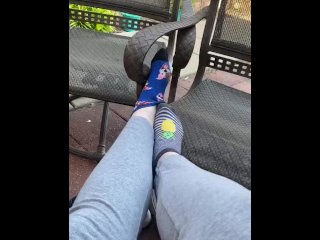 Playing with my feet 