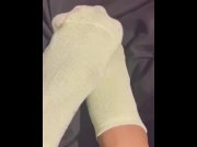 Preview 2 of Cute Green Teen Socks