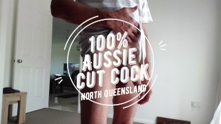Aussie cortar polla