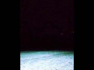 Night Outdoor Jerk Off Under the Street Post Light