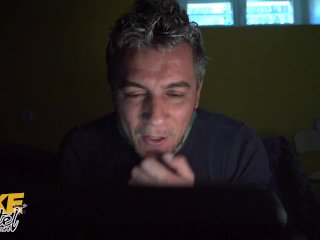 Fake Hostel Curious hot bi-sexual girls find a real cock to try screenshot number 2