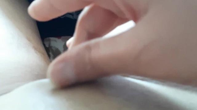 We Watched Lesbian Porn with my Girlfriend and I Secretly Started Masturbating and Finished. 