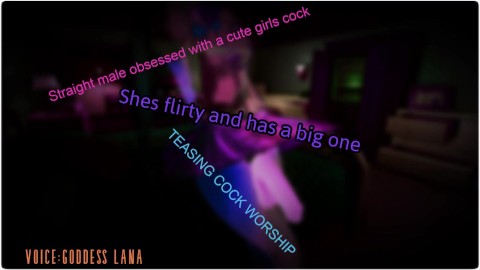 The Story of a Straight guy Obsessed with a cute girls cock