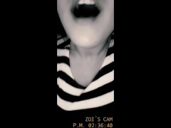 Panties Around Her Ankles for Sneaky Bathroom Masturbation... Shhhhh! 