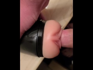 Masturbating then Fleshlight- Moaning and Dirty Talk Included
