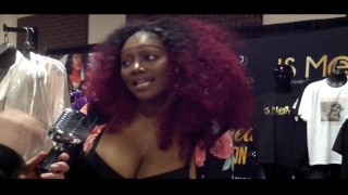 Nyomi Bankx with Jiggy Jaguar Exxxotica Denver April 2018