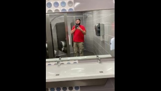 Exposing myself in a public bathroom