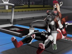 Public Gym Fuck Red Panda Cumflation Breeding - Second Life Yiff