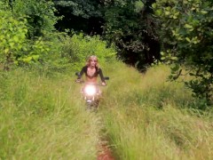 Video public sex on a motorcycle anal squirting