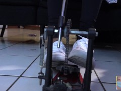 Drum Pedal Pump with Sneakers TikTok