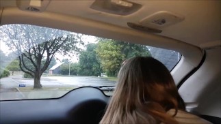 Love Picking Him Up from Work / Car Park Risky Public Sex