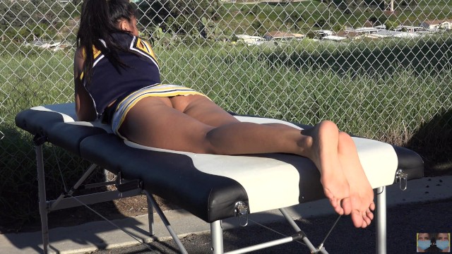 Public Voyeur Sunbathing ~ Cheerleader , Feet, no Panties' - Pornhub.com