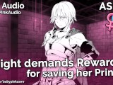 ASMR - Knight exige recompensa por salvar seu Prince (FemDom) (rpg de áudio)