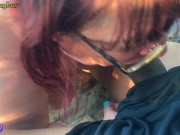 Preview 2 of Took my young lover @24kbbc to the beach and swallow his yummy cock and cum