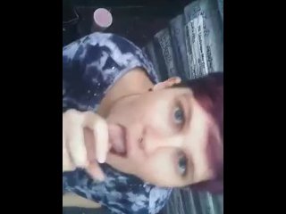 Pregnant milf gets fucked in Lowe’s parking lot
