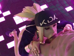 K/DA Akali Clubgirl Blowjob [4k]