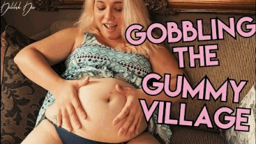 (Giantess Vore) Gobbling The Gummy Village