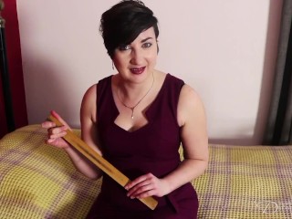Aroused Disciplinarian - Pandora Works herself up and has to herself