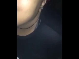 vertical video, red head, public, big black dick