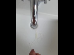 Huge cumshot, 7 days without cumming