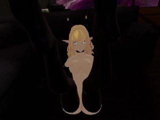 I Let a Simp Fuck Me IRL,While I'm Playing VRCHAT(POV)