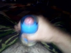 Pocket rocket cumshot