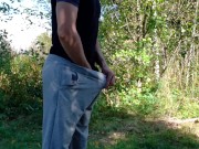 Preview 4 of Country boy pissing in a park