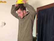 Preview 6 of New Construction Worker Adan Tickled
