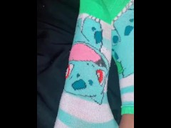 Cute Teen in Pokemon Socks